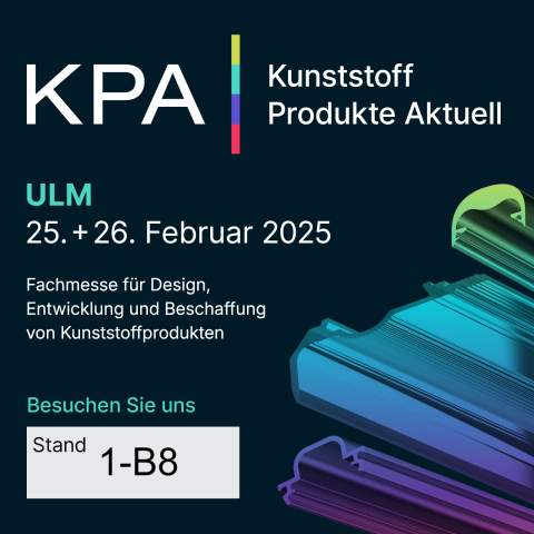 Save the Date! Besuchen Sie uns in diesem Jahr auf der KPA in Ulm. 